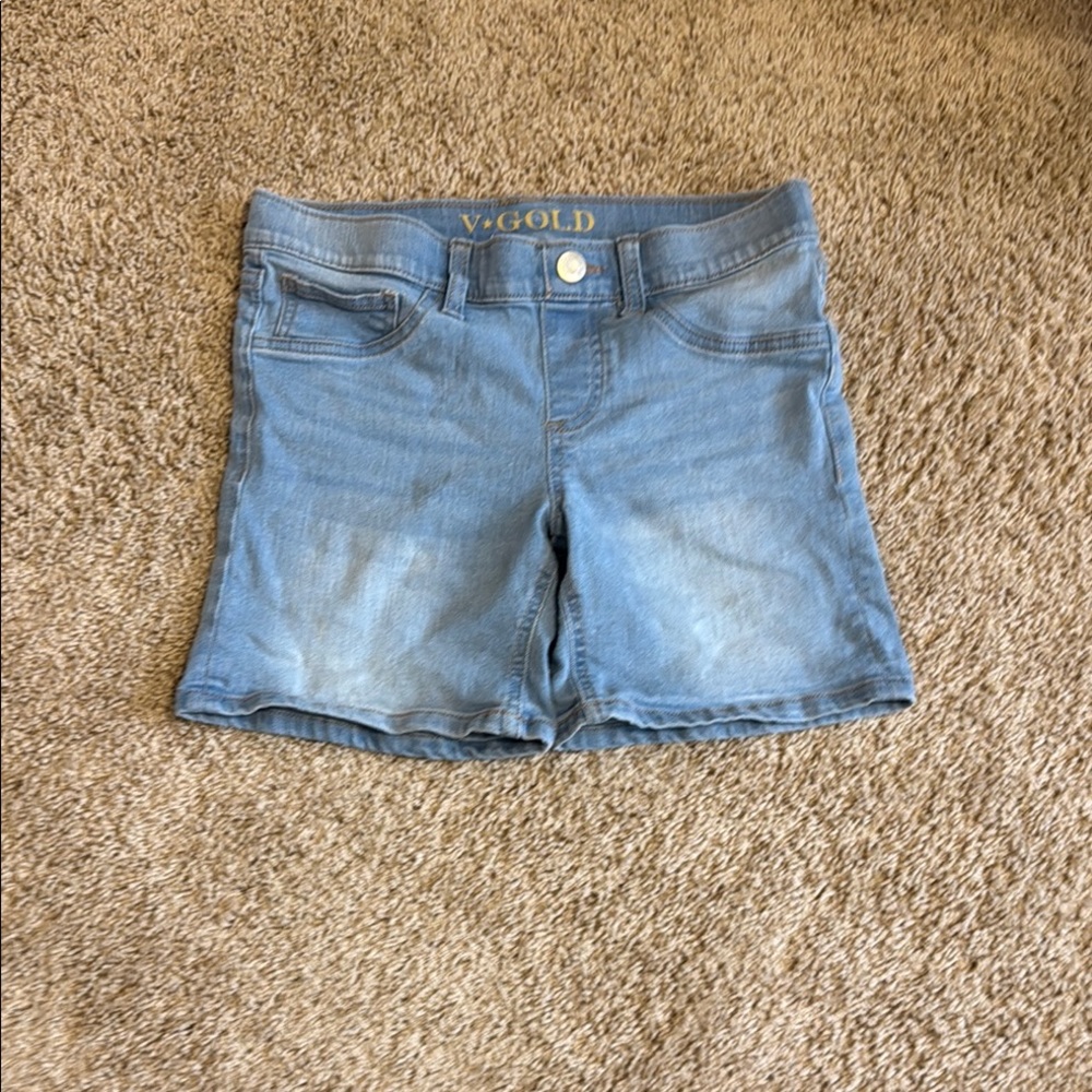 Kids Light Blue Denim Shorts